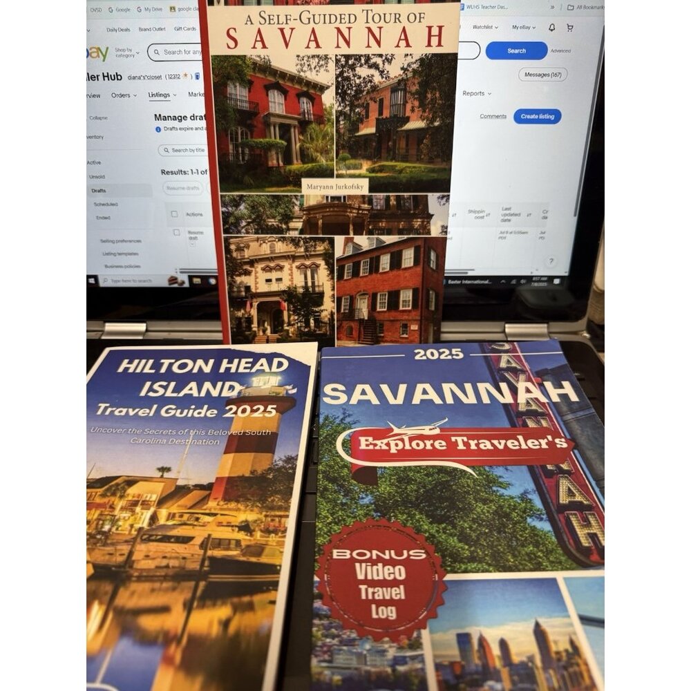 2025 New Guide Books Savannah Hilton Head Lot 3 Guides South Vacation Travel